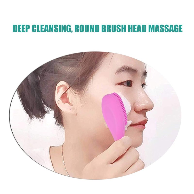 Dual Headed Silicone Applicator Sticks 5pcs Purple For Facial Cleansing And Even Product Spread - Image 2